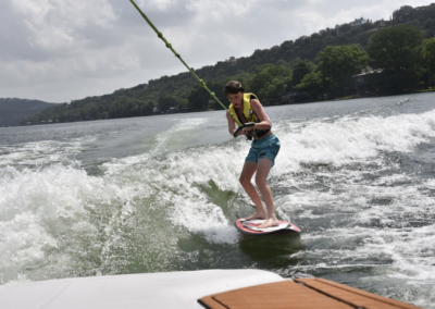 Wakesurf on Lake Austin