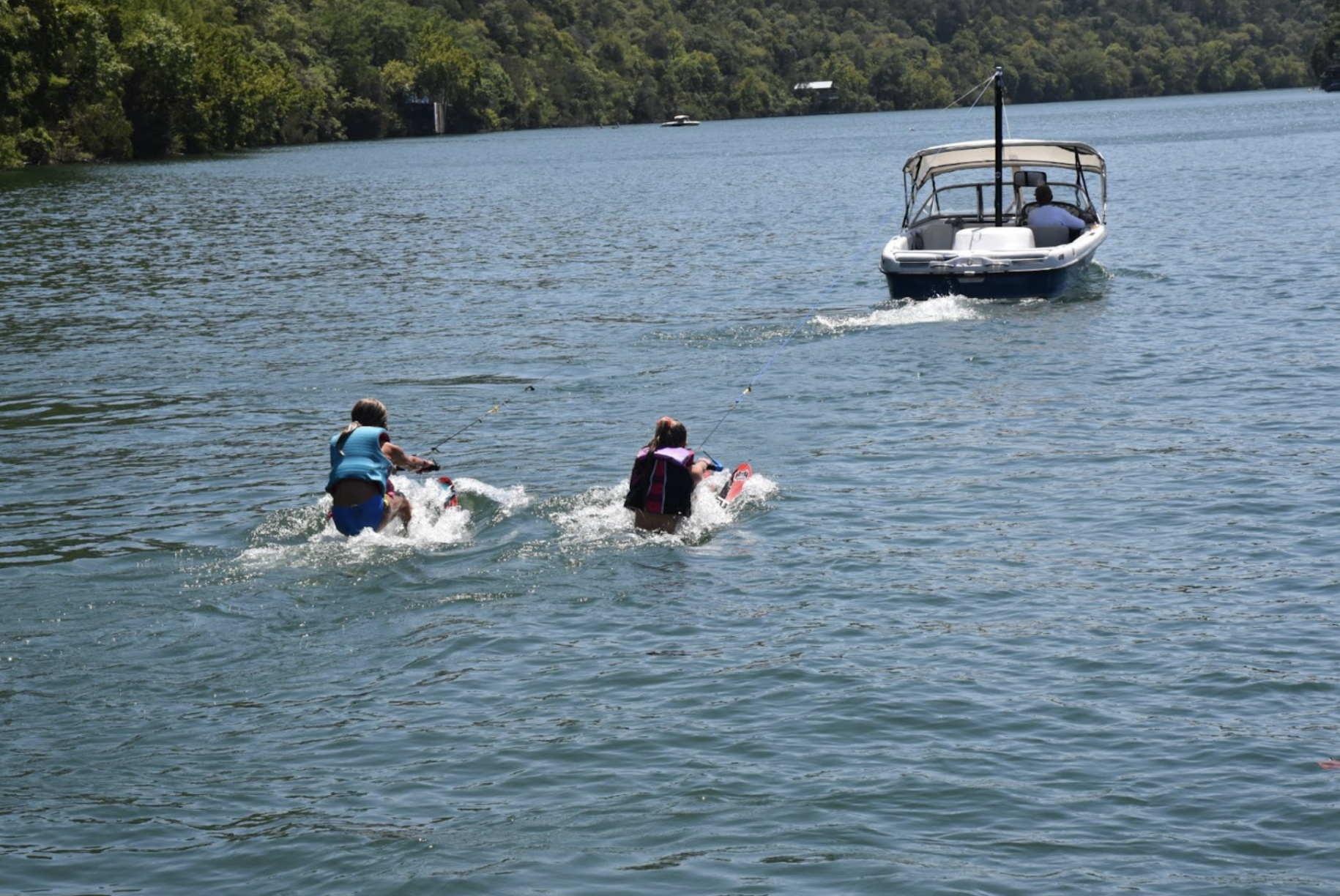 Learning to wakeboard Lake Austin