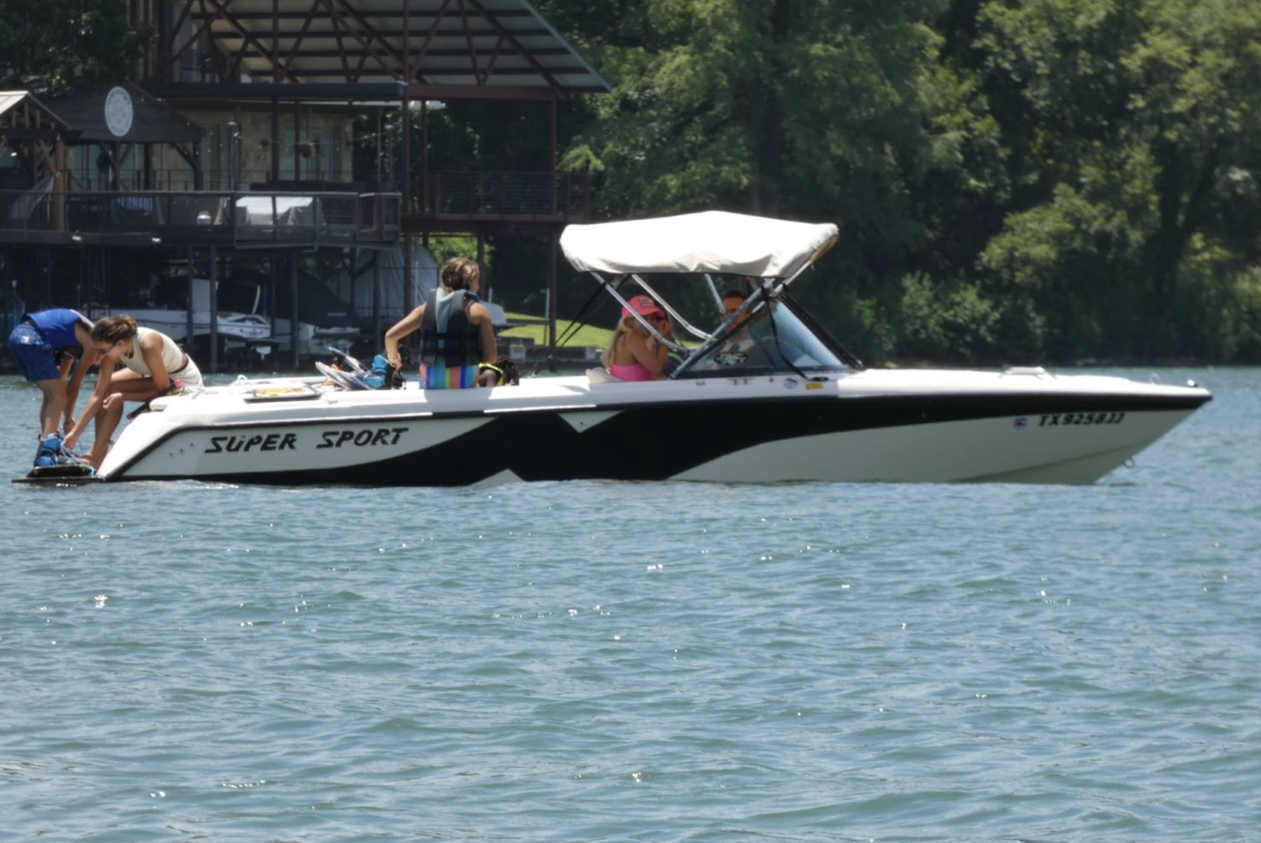 Water sports charters and boat cruises Lake Austin