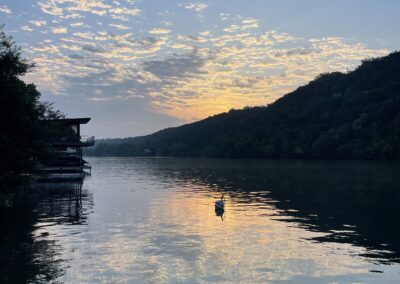 Boating on Lake Austin