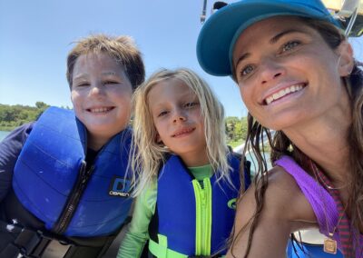 Learn watersports at kids camp Lake Austin