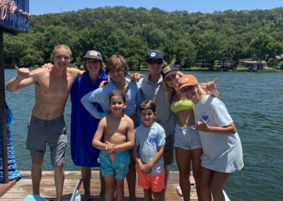 Wakeboard kids camp Lake Austin